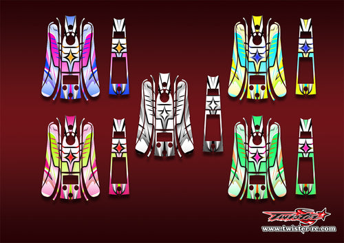 TR-EXE-MA21  Exergen Temp. Meter Metallic/Optical White Pattern Wrap ( Type A21 ) 5 Colors