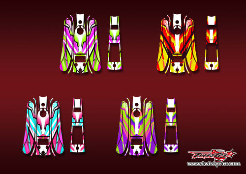 TR-EXE-MA22  Exergen Temp. Meter Metallic/Optical White Pattern Wrap ( Type A22 ) 4 Colors