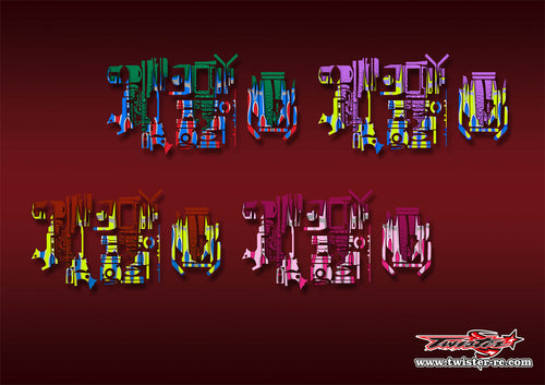 TR-EXNEXT-MA10   KO EX-NEXT Metallic/Optical White Pattern Wrap ( Type A10 ) 4 Colors