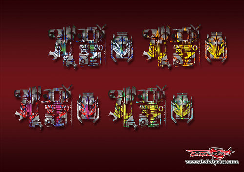 TR-EXNEXT-MA12   KO EX-NEXT Metallic/Optical White Pattern Wrap ( Type A12 ) 4 Colors