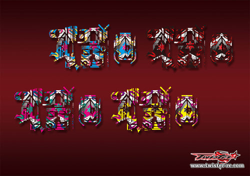 TR-EXNEXT-MA16   KO EX-NEXT Metallic/Optical White Pattern Wrap ( Type A16 ) 4 Colors