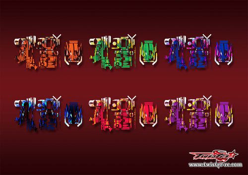 TR-EXNEXT-MA1    KO EX-NEXT Metallic/Optical White Pattern Wrap ( Type A1 ) 6 Colors