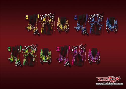 TR-EXNEXT-MA2     KO EX-NEXT Metallic/Optical White Pattern Wrap ( Type A2 ) 4 Colors