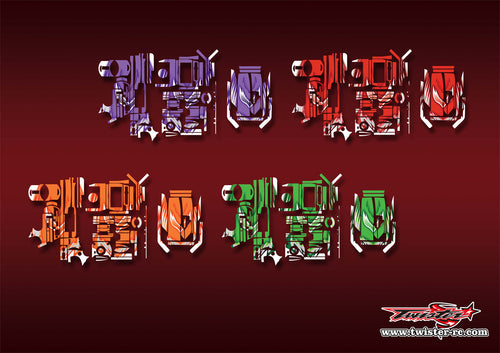 TR-EXNEXT-MA5    KO EX-NEXT Metallic/Optical White Pattern Wrap ( Type A5 ) 4 Colors