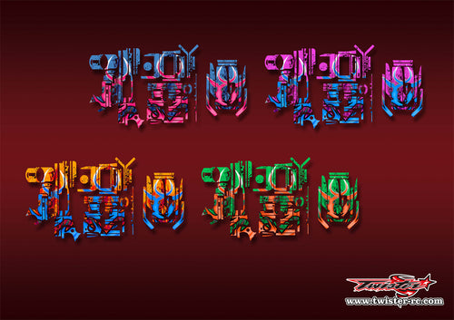 TR-EXNEXT-MA7    KO EX-NEXT Metallic/Optical White Pattern Wrap ( Type A7 ) 4 Colors