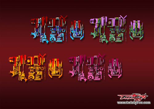 TR-EXNEXT-MA9   KO EX-NEXT Metallic/Optical White Pattern Wrap ( Type A9 ) 4 colors