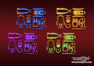 TR-FSG11P-MA18   Flysky FS-G11P Metallic/Optical White Pattern Wrap ( Type A18 )4 Colors
