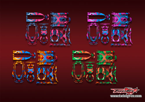 TR-FSG11P-MA7   Flysky FS-G11P Metallic/Optical White Pattern Wrap ( Type A7 ) 4 Colors