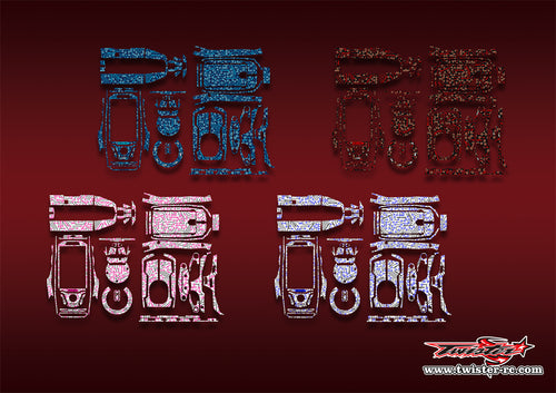 TR-FSG11P-MT4   FlyskyFS-G11P Optical White Pattern Wrap ( Type MT4 ) 4 Colors