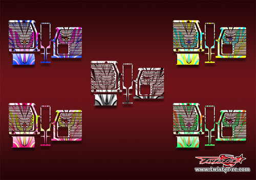 TR-GMC-MA21    GM Polaron EX Charger Metallic/Optical White Pattern Wrap ( Type A21 ) 5 Colors