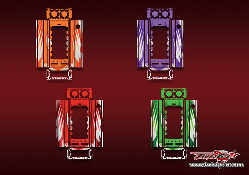 TR-CTXD2-MA5   Muchmore CTX-D2 Discharger Platinum Metallic/Optical White Pattern Wrap ( Type A5 ) 4 Colors