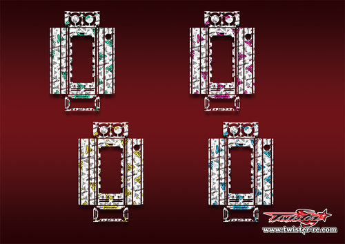 TR-CTXD2-MT2    Muchmore CTX-D2 Discharger Platinum Optical white Pattern Wrap ( Type MT2 ) 4 Colors