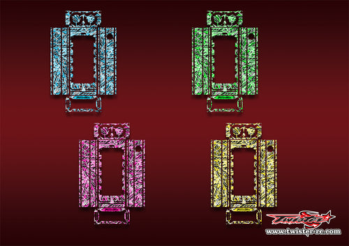 TR-CTXD2-MT3    Muchmore CTX-D2 Discharger Platinum Optical white Pattern Wrap ( Type MT3 ) 4 Colors