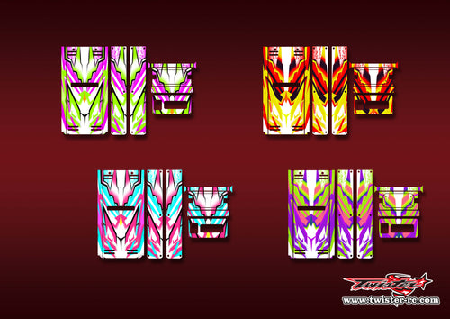 TR-HO-MA22    Hudy Off Road Starter Box Metallic/Optical White Pattern Wrap ( Type A22 ) 4 Colors