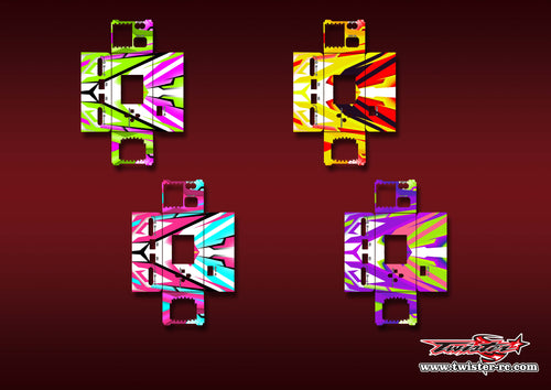 TR-ID300-MA22    Gens ACE IMARS D300 Metallic/Optical White Pattern Wrap ( Type A22) 4 Colors