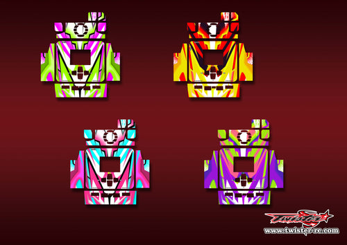 TR-K1-MA22    ISDT K1 Metallic/Optical White Pattern Wrap ( Type A22 ) 4 Colors