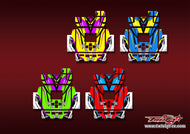 TR-K1-MA23    ISDT K1 Metallic/Optical White Pattern Wrap ( Type A23 ) 4 Colors
