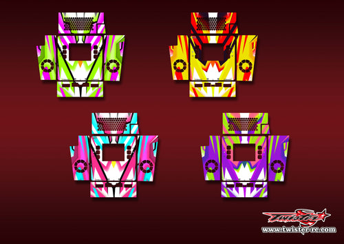 TR-K2-MA22    ISDT K2 Metallic/Optical White Pattern Wrap ( Type A22 ) 4 Colors