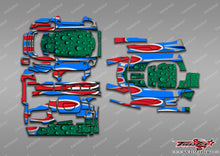 TR-M17-MA10 Sanwa M17/M17S Metallic/Optical White Pattern Radio Wrap ( Type A10 )  4 colors