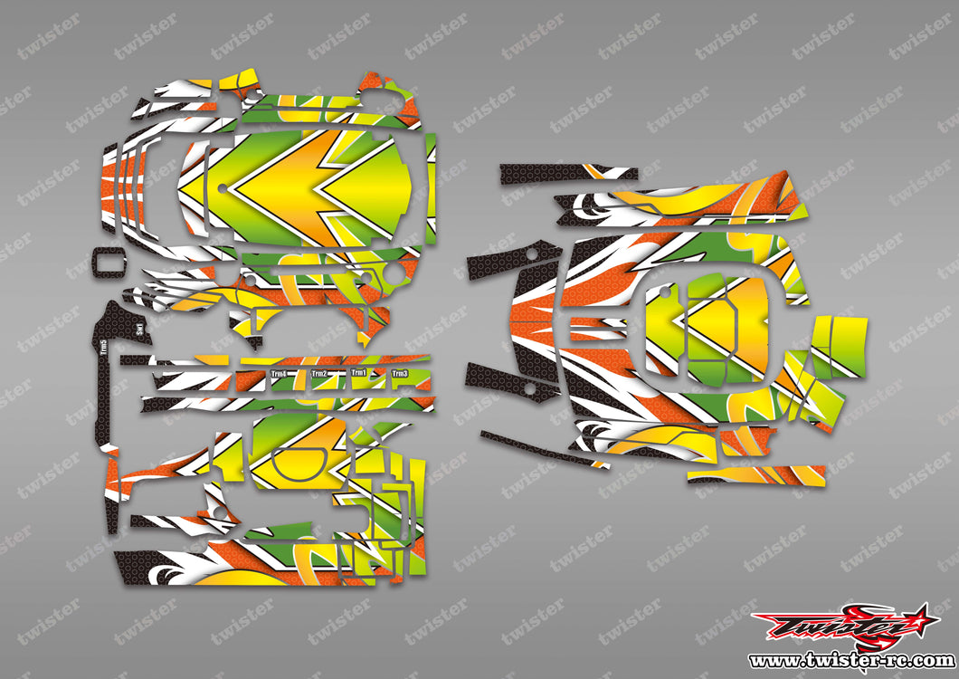 TR-M17-MA15 Sanwa M17/M17S Metallic/Optical White Pattern Radio Wrap ( Type A15)4 Colors