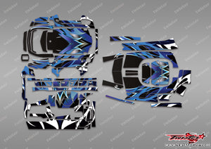 TR-M17-MA2 Sanwa M17 / M17S Metallic/Optical White Pattern Radio Wrap( Type A2 ) 4colors