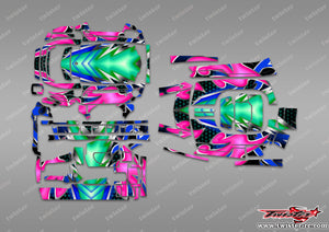 TR-M17-MA20    Sanwa M17/M17S Metallochrome/Optical white Wave Pattern Radio Wrap ( Type A20 ) 4 colors