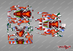 TR-M17-MA20    Sanwa M17/M17S Metallochrome/Optical white Wave Pattern Radio Wrap ( Type A20 ) 4 colors