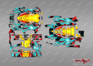 TR-M17-MA20    Sanwa M17/M17S Metallochrome/Optical white Wave Pattern Radio Wrap ( Type A20 ) 4 colors