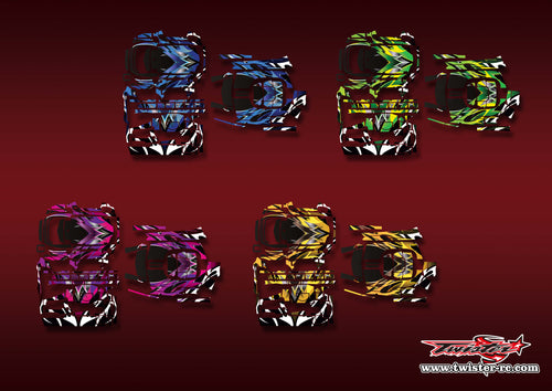 TR-M17-MA2 Sanwa M17 / M17S Metallic/Optical White Pattern Radio Wrap( Type A2 ) 4colors