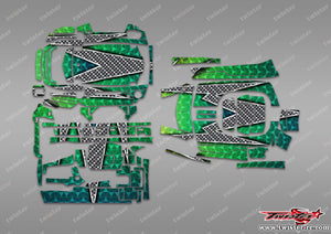 TR-M17-MA3 Sanwa M17 / M17S Metallic/Optical White Pattern Radio Wrap ( Type A3 )