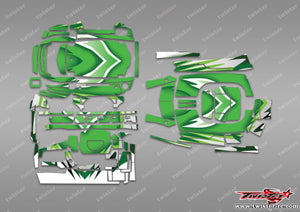 TR-M17-MA5 Sanwa M17 / M17S Metallic/Optical White Pattern Radio Wrap ( Type A5 )