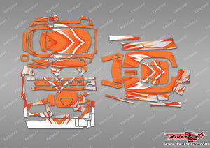 TR-M17-MA5 Sanwa M17 / M17S Metallic/Optical White Pattern Radio Wrap ( Type A5 )
