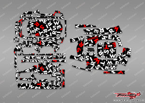 TR-M17-MT1 Sanwa M17/M17S Optical White Pattern Radio Wrap ( Type MT1 )4 Colors