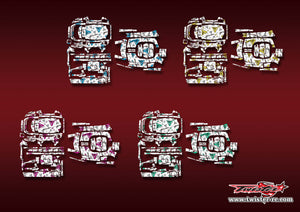 TR-M17-MT2 Sanwa M17/M17S Optical White Pattern Radio Wrap ( Type MT2 )4 Colors