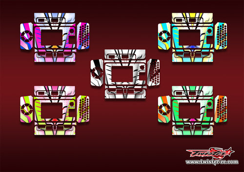 TR-M6D-MA21    ToolkitRC M6D Metallic/Optical White Pattern Wrap ( Type A21 ) 5 Colors