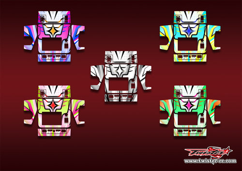 TR-M6DAC-MA21    ToolkitRC M6DAC Metallic/Optical White Pattern Wrap ( Type A21 ) 5 Colors