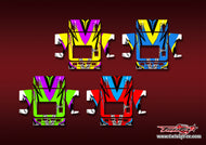 TR-M6DAC-MA23    ToolkitRC M6DAC Metallic/Optical White Pattern Wrap ( Type A23 ) 4 Colors