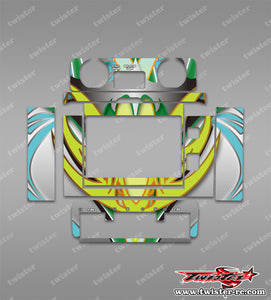 TR-M8D-MA12   ToolkitRC M8D Metallic/Optical White Pattern Wrap ( Type A12 )4 Colors