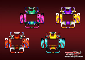 TR-M8D-MA20   ToolkitRC M8D Metallochrome/Optical white Wave Pattern Wrap ( Type A20 ) 4 colors