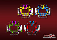 TR-M8D-MA23    ToolkitRC M8D Metallic/Optical White Pattern Wrap ( Type A23 ) 4 Colors
