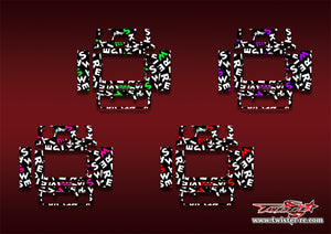 TR-M8D-MT1    ToolkitRC M8D Optical White Pattern Wrap ( Type MT1 )4 Colors