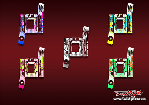 TR-M9-MA21    ToolkitRC M9 Metallic/Optical White Pattern Wrap ( Type A21 ) 5 Colors