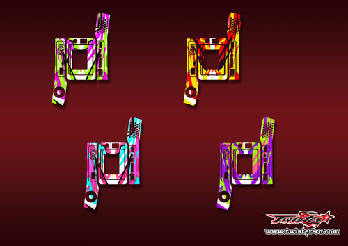 TR-M9-MA22    ToolkitRC M9 Metallic/Optical White Pattern Wrap ( Type A22 ) 4 Colors