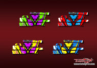 TR-MBX8R-MA23    Mugen MBX8R Radio Box Metallic/Optical White Pattern Wrap ( Type A23 ) 4 Colors