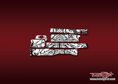 TR-MBX8R-MT7   Mugen MBX8R Radio Box Pattern Wrap ( Type MT7 )