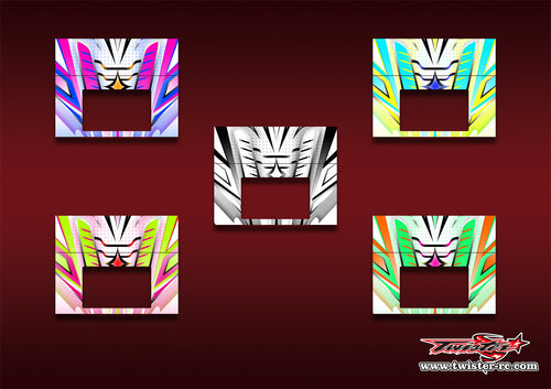 TR-MMC-MA21   Muchmore Hybrid Touch Duo Charger Metallic/Optical White Pattern Wrap ( Type A21 ) 5 Colors