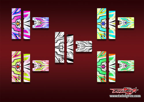 TR-MML-MA21   Muchmore LED Pit Light Metallic/Optical White Pattern Wrap ( Type A21 ) 5 Colors