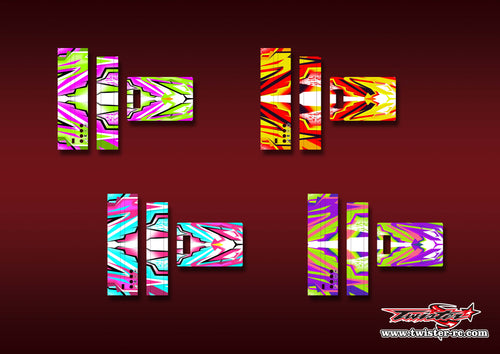 TR-MML-MA22   Muchmore LED Pit Light Metallic/Optical White Pattern Wrap ( Type A22 ) 4 Colors