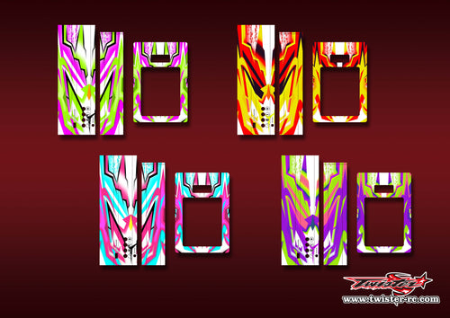 TR-MMLPRO2-MA22    Muchmore LED Pit Light Pro2 Metallic/Optical White Pattern Wrap ( Type A22 ) 4 Colors