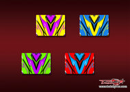 TR-MP10E-MA23    Koyosho MP10E Radio Box Metallic/Optical White Pattern Wrap ( Type A23 ) 4 Colors